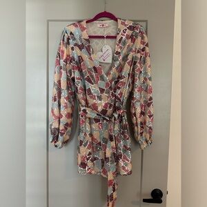 Buddy Love Geometric Sequin Mini Dress